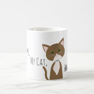 Taza De Café Yo Mismo Y Mi Gato