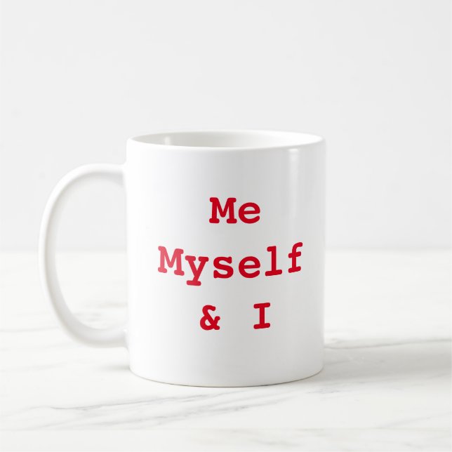 Taza De Café Yo mismo y yo (Izquierda)