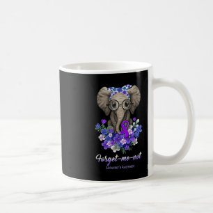 Taza De Café Yo no las flores de elefante Alzheimerheimer la gu