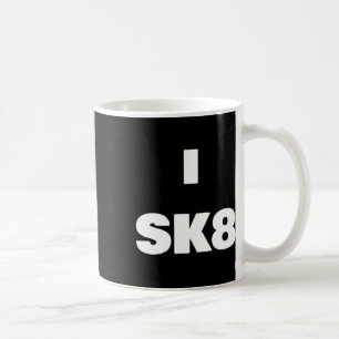Taza De Café ¡Yo patino! Camiseta de patinaje para niños y niña