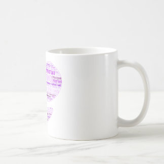 Taza De Café Yo soporto (Corazón de la Resiliencia) Mug