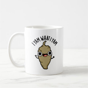 Taza De Café Yo soy lo que soy divertido Veggie Pun