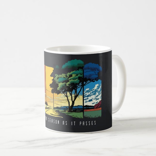 Taza De Café Yo tocando solo con hoja de cálculo (Anverso derecho)