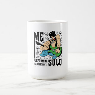 Taza De Café yo tocando un solo en una hoja de cálculo