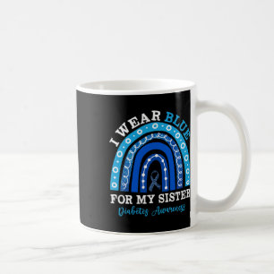 Taza De Café Yo Uso Azul Para Mi Hermana T1d Diabetes Tipo 1 Aw