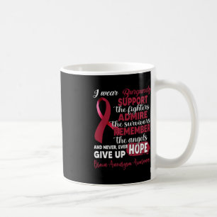 Taza De Café Yo uso el apoyo de Borgoña contra el neuralismo ce