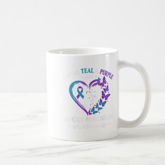 Taza De Café Yo Uso El Verde azulado Y El Margen Morado Para La