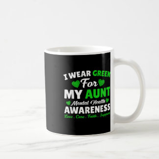 Taza De Café Yo Uso El Verde Para Mi Tía Conciencia De La Salud
