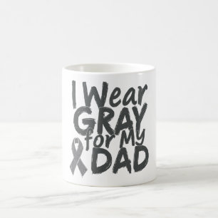 Taza De Café Yo uso gris para mi papá