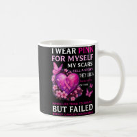 Yo Uso Pink Para Mí Mis Cicatrices Cáncer De Mama