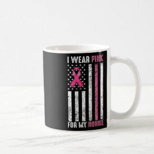 Taza De Café Yo Uso Rosa Para Mi Cáncer De Mama Rosa No Nove