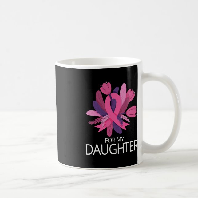Taza De Café Yo Uso Rosa Para Mi Hija Cinta Rosa Puede (Derecha)