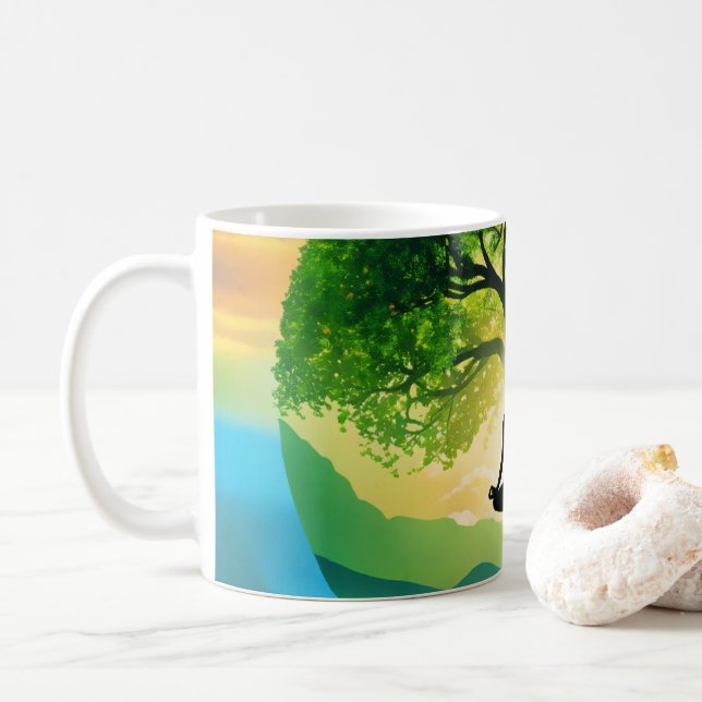 Taza De Café yoga (Con donut)