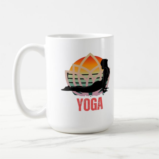 Taza De Café Yoga: Abraza el flujo (Izquierda)
