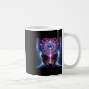 Taza De Café Yoga Ajna Conciencia Tercer Ojo Chakra Brahman _1