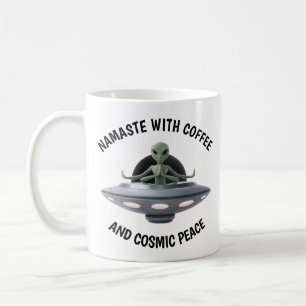 Taza De Café Yoga Alien