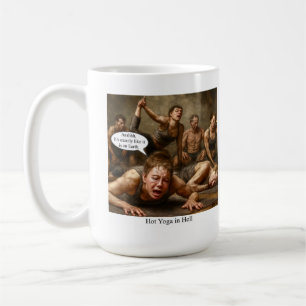 Taza De Café Yoga caliente en el infierno.