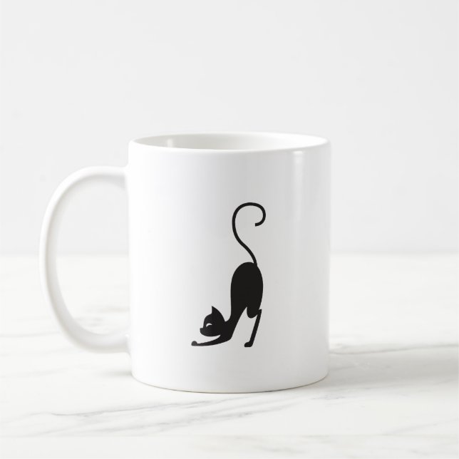 Taza De Café Yoga cat (Izquierda)