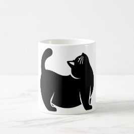 Taza De Café *Yoga Cat #10 Arte Digital