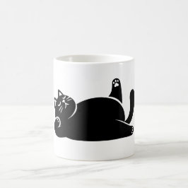 Taza De Café *Yoga Cat #11 Arte Digital