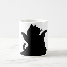 Taza De Café *Yoga Cat #8 Arte Digital