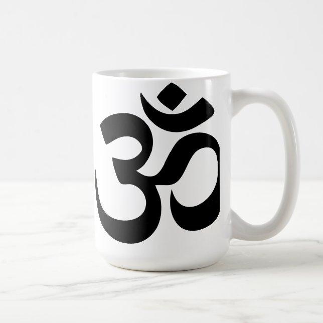 Taza De Café Yoga de OM (Derecha)