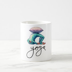 Taza De Café Yoga de Rana