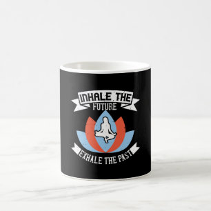 Taza De Café Yoga - Inhala El Futuro, Exhala El Pasado