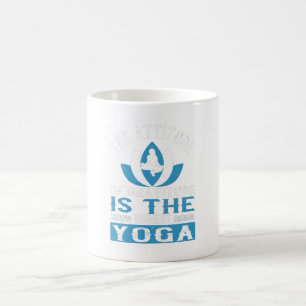 Taza De Café Yoga La Actitud De La Gratitud Es El Yoga Más Alto