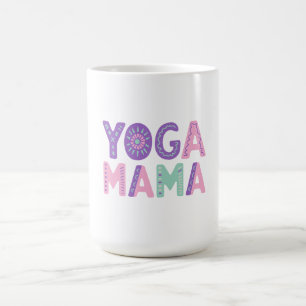 Taza De Café Yoga Mama Pastel Café Mug