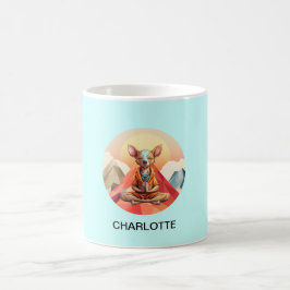 Taza De Café Yoga - Namaste - Perro