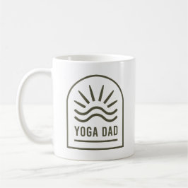 Taza De Café Yoga papá zen wellness espiritual yogi boho
