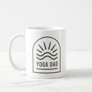 Taza De Café Yoga papá zen wellness espiritual yogi boho
