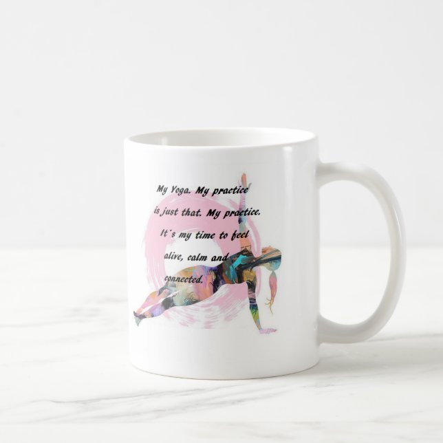 Taza De Café Yoga phrases MUG (Derecha)