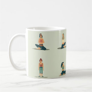 Taza De Café Yoga, pilates, temático