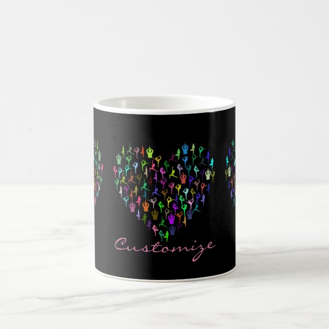 Taza De Café Yoga Poses Heart Thunder_Cove (Centro)