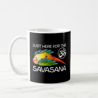 Taza De Café Yoga Savasana Parrot Green Cheque Pineapple Conure