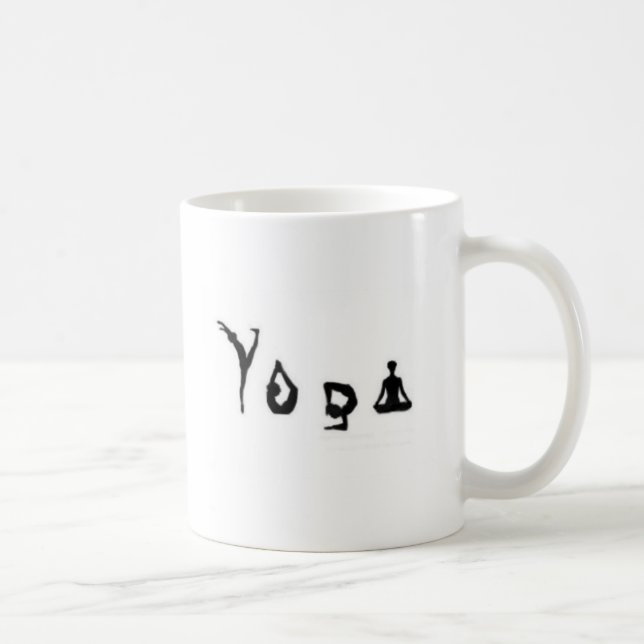 Taza De Café Yoga - serenidad (Derecha)