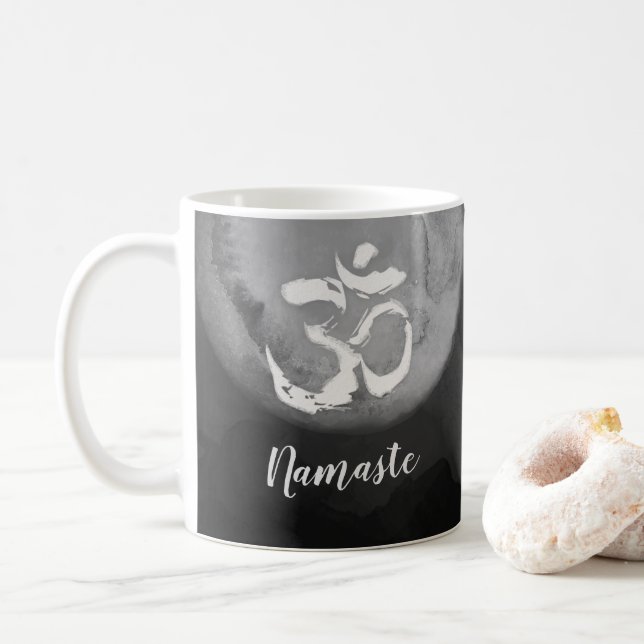 Taza De Café Yoga Studio Instructor de Meditación Reiki Master  (Con donut)