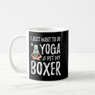 Taza De Café Yoga y boxeador para divertida idea de regalo de m