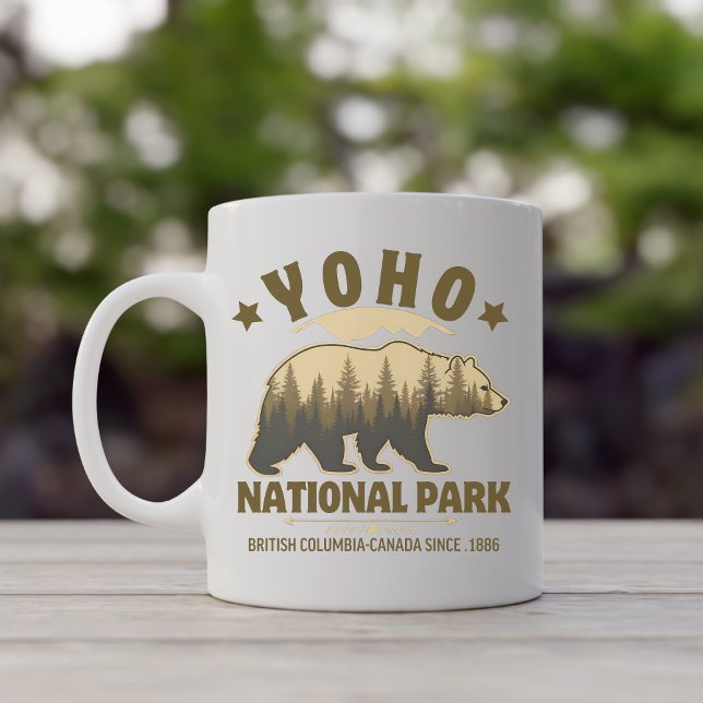 Taza De Café Yoho Bear Design for Nature Lovers – BC Wilderness (Subido por el creador)