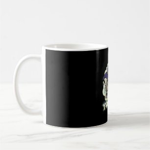 Taza De Café Yooouuu Fantasmas Perro Beagle Sombrero de Bruja M