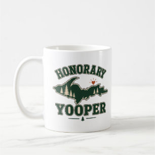 Taza De Café Yooper Honorario - Península Superior de Michigan