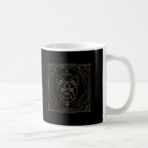 Taza De Café Yorkie Art Deco Zodiac