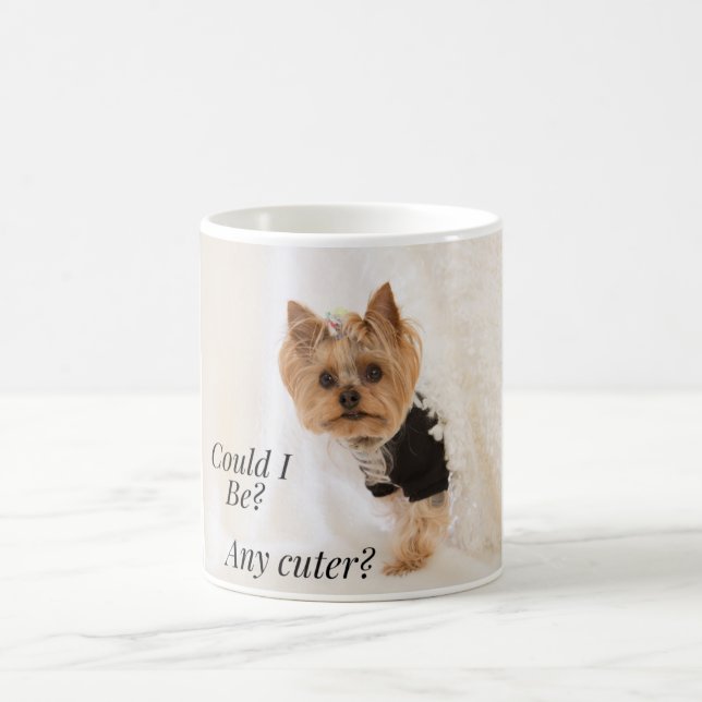 Taza De Café Yorkie Baby Mug Yorkshire Terrier Mom (Centro)