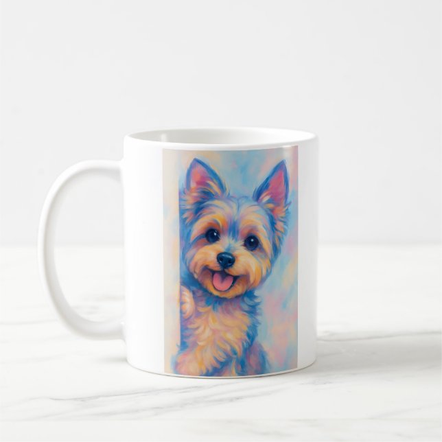 Taza De Café Yorkie Coffee Mug (Izquierda)