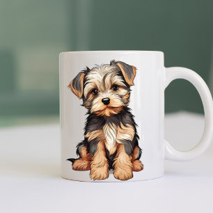 Taza De Café yorkie mug