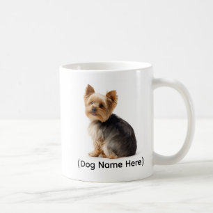 Taza De Café Yorkie Personalizado “Soy tu dueño”
