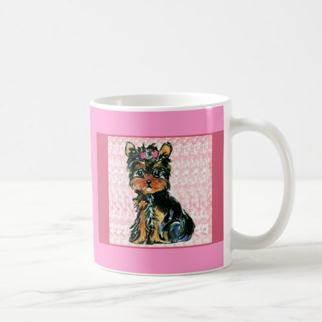 Taza De Café Yorkie Poo (Derecha)