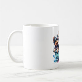 Taza De Café Yorkies Bathing Mugs